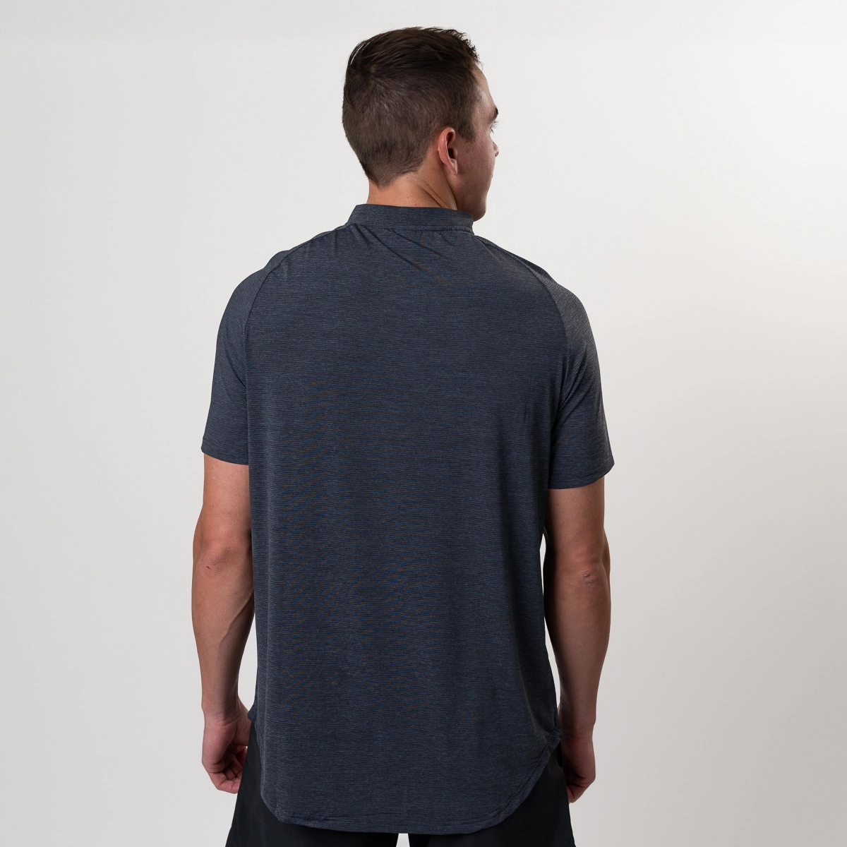 mock neck golf polo